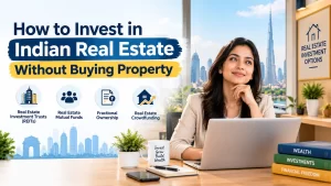 Invest in real estate in India without buying property